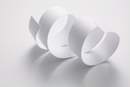 Paper Roll on Seamless Backgroundの写真素材