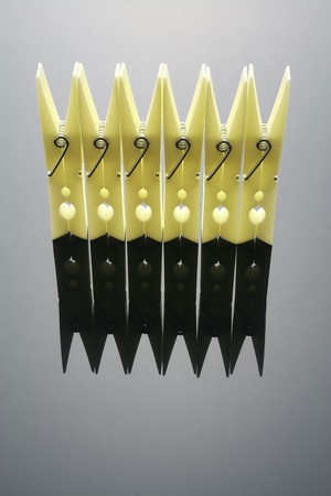 Clothes Pegs with Reflection