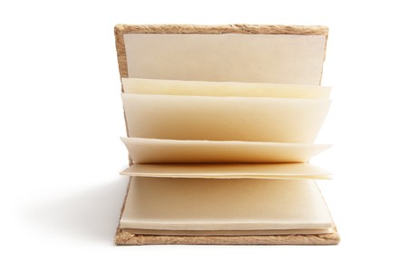 Note Book on White Backgroundの写真素材
