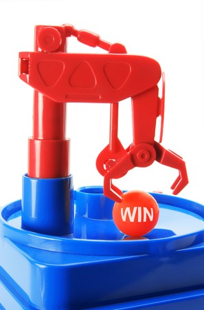 Skill Tester on Seamless White Background