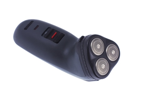 Electric Shaver on White Backgroundの写真素材