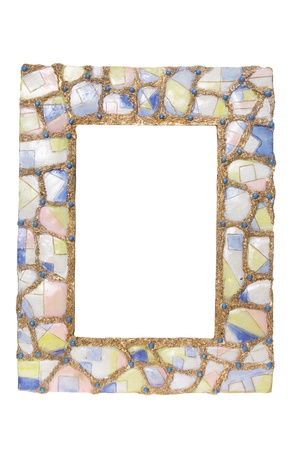 Photo Frame on White Backgroundの写真素材