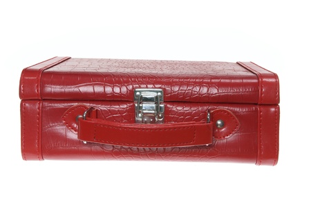 Vanity Case on White Backgroundの写真素材