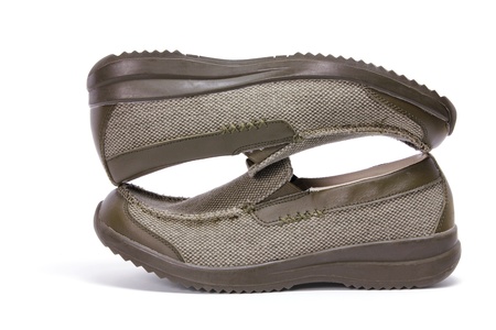 Men's Shoes on White Background