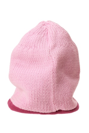 Baby Hat on White Backgroundの写真素材