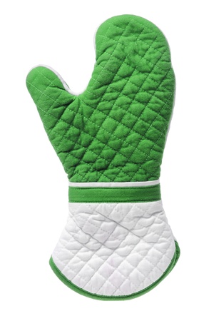 Cooking Mitten on White Backgroundの写真素材