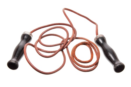 Skipping Rope on White Background