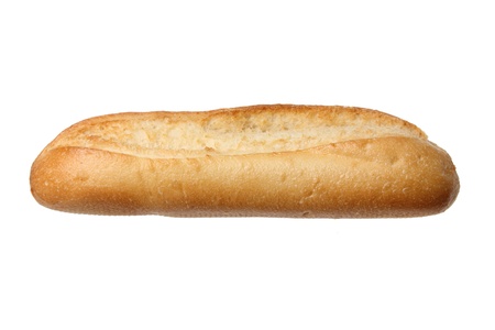 Bread Roll on White Background