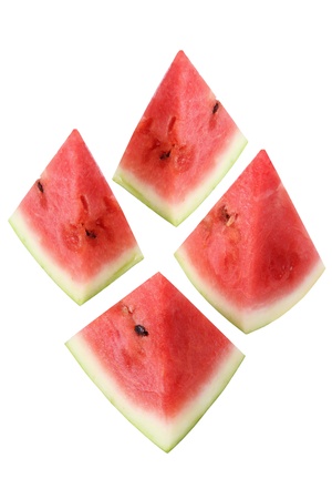 Watermelon on White Backgroundの写真素材