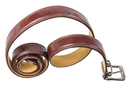 Lady's Belt on White Background
