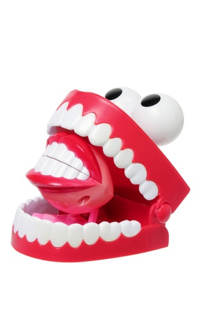 Chattering Teeth Toys on Isolated Background
