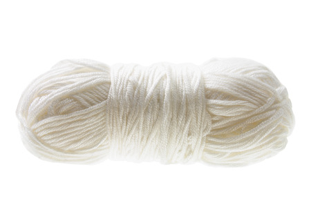 Yarn on Whiteの写真素材