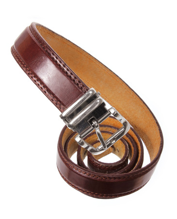 Waist Belt on White Backgroundの写真素材