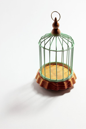 Empty Bird Cageの写真素材