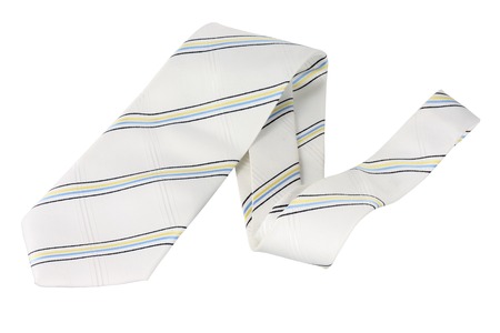 Necktie on White Backgroundの写真素材