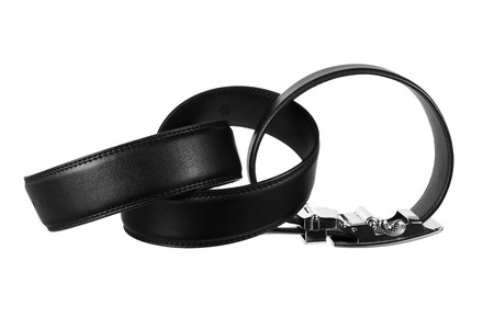 Waist Belt on White Backgroundの写真素材