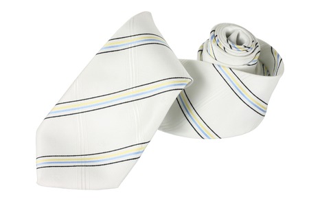 Necktie on White Backgroundの写真素材