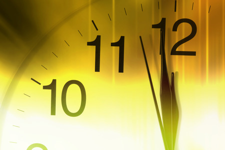 Close-up of Clock Faceの写真素材