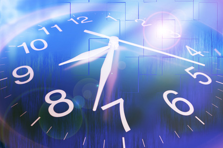 Close Up of Clockの写真素材