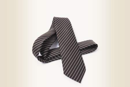 Pinstriped Necktie on Seamless Backgroundの写真素材