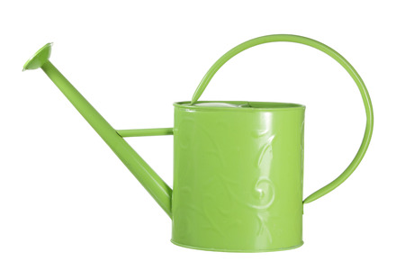Watering Can on White Backgroundの写真素材