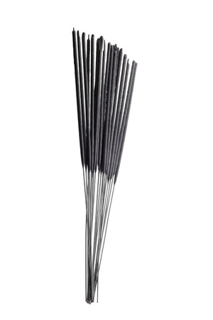 Sparklers on White Backgroundの写真素材