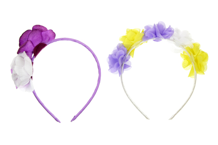 Hairbands on White Backgroundの写真素材