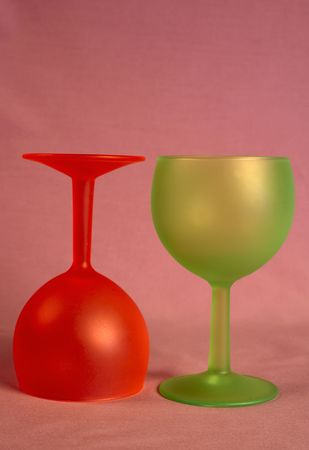 colored glassesの写真素材