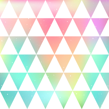 Triangle pattern blur multicolored rainbow background. Vector illustration.のイラスト素材