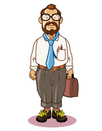 Old Geekのイラスト素材