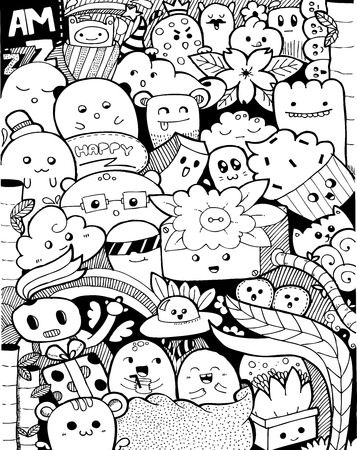 Doodle Graphic Designのイラスト素材