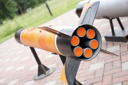 Sample missile museum exhibit Soviet weaponsのeditorial素材
