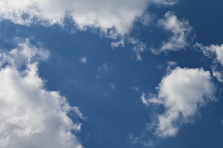 a beautiful blue sky with clouds