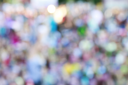 a Concert blurred crowd of people , the kind of the stageの写真素材