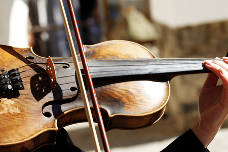 musician, violin, close-upの写真素材