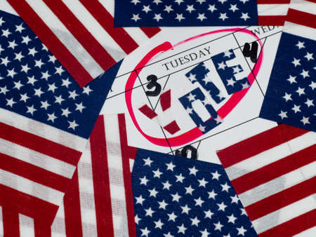 Vote. US elections 2020 political background. US presidential elections.の写真素材