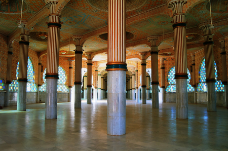 Iinterior of Touba Mosque, center of Mouridism and Cheikh Amadou Bamba burial place, Senegalのeditorial素材