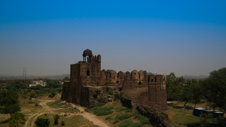 Panorama of Rohtas fortress in Punjab, Pakistanのeditorial素材