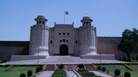 Lahore Fort aka Shahi qila in Lahore, Pakistanのeditorial素材