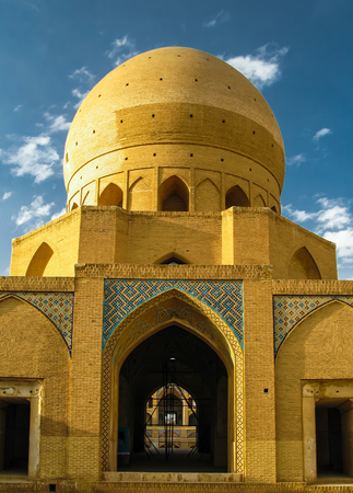 Agha Bozorg Madrasa and Mosque, Kashan, Iranの写真素材
