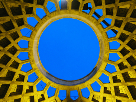 Interior view of Dome of Atigh Jame Mosque, Shiraz, Iran