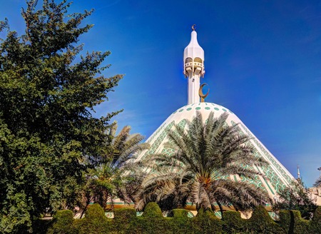 Exterior view to Fatima mosque in Kuwait
