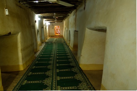 Interior view to Grand mosque of Agadez in Nigerのeditorial素材
