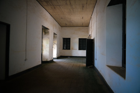 Interior view to Elmina castle and fortress in Ghanaのeditorial素材