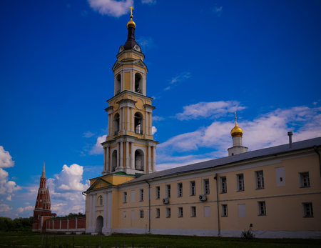 View to Church of the Presentation of the Blessed Virgin in the Temple in Epiphany Staro-Golutvin cloister at Kolomna, Moscow region, Russiaの写真素材