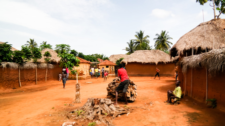 woodoo Village of Ewe aka Gen people near - 01 November 2015 Anfoin, Togoのeditorial素材