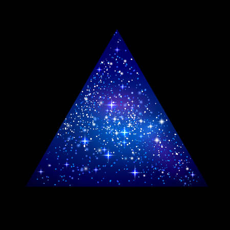 Outer space starry designのイラスト素材