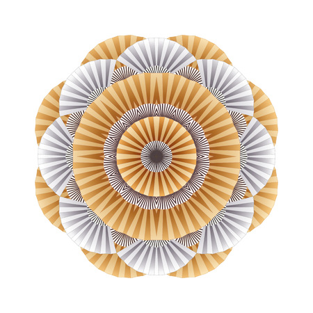 Abstract circle ornamentのイラスト素材