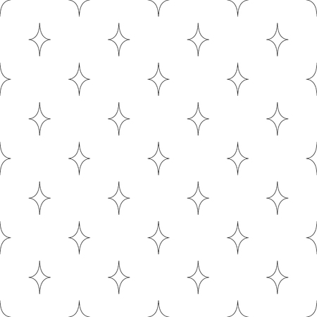 Pattern with curved rhombusのイラスト素材