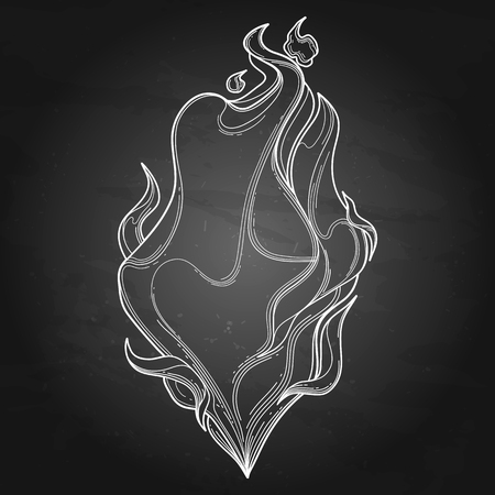 Abstract graphic fireのイラスト素材